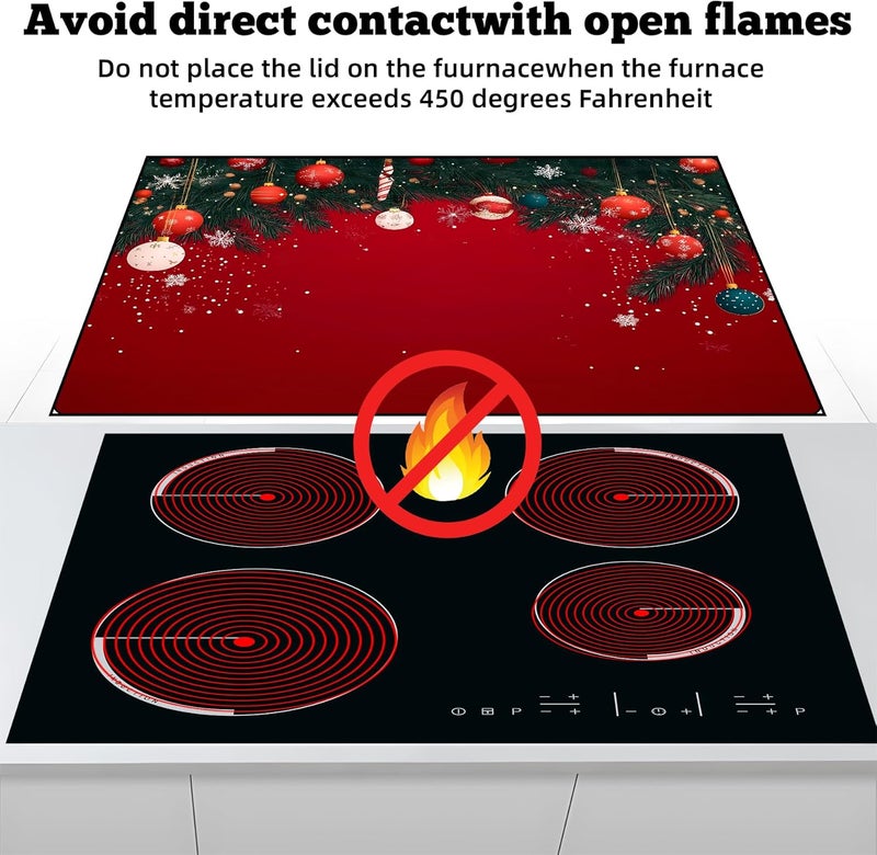 AOHMPT Stove Top Cover for Electric Stove: 28''×20'' Stove Cover Elevate Your Kitchen Reliable Heat Protection,Non-Slip Kitchen Decor (MAI-H2410098) - Image 3